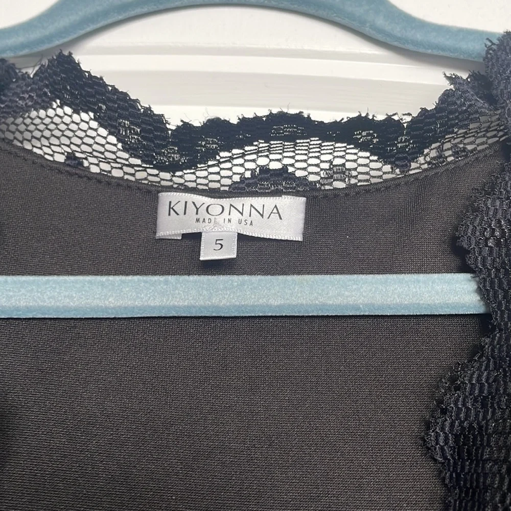 Kiyonna Mademoiselle Black Lace Dress - Picture 3 of 5